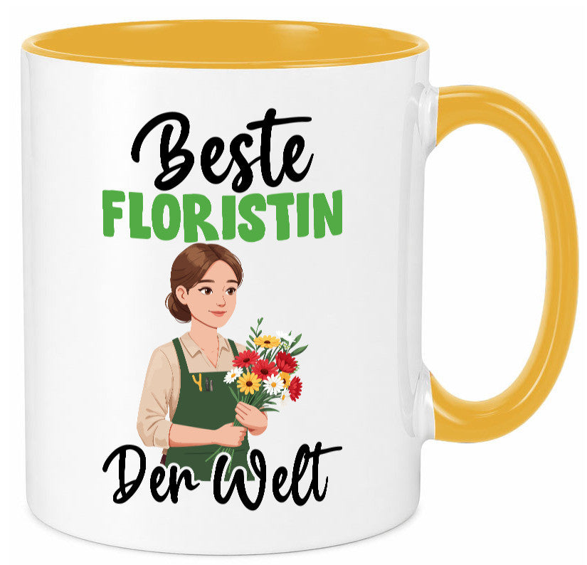 Beste Floristin | Blumen VerkÃƒÂ¤uferin Humor Geschenkidee Tasse