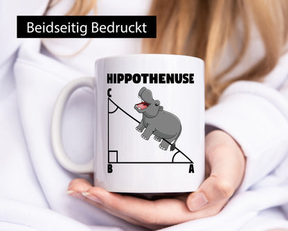 Hippotenuse | Mathematik Tasse lustiges Hippo Mathe lustiger Spruch Geschenk