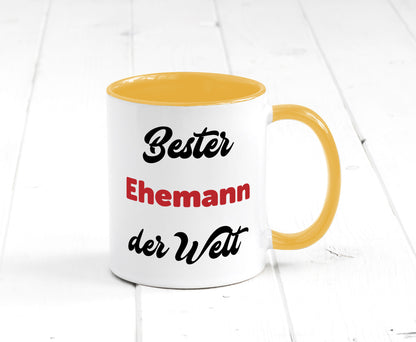 Bester Ehemann der Welt | Ehepaar Geschenkidee Humor Tasse
