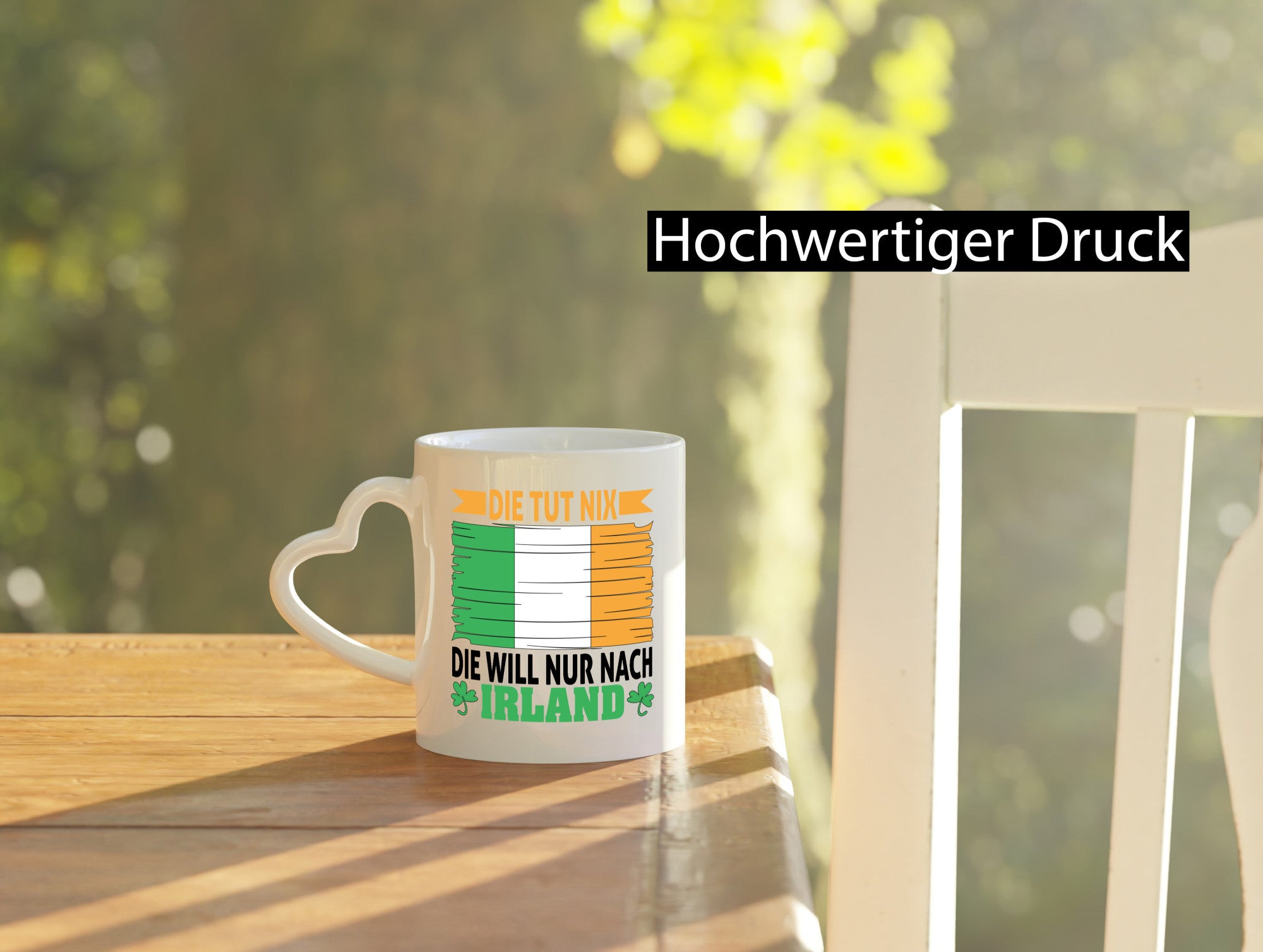 Die tut nix will nur nach irland | urlaub Geschenkidee Humor Tasse