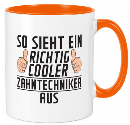 Richtig Cooler Zahntechniker | Zahnmedizin Geschenkidee Humor Tasse