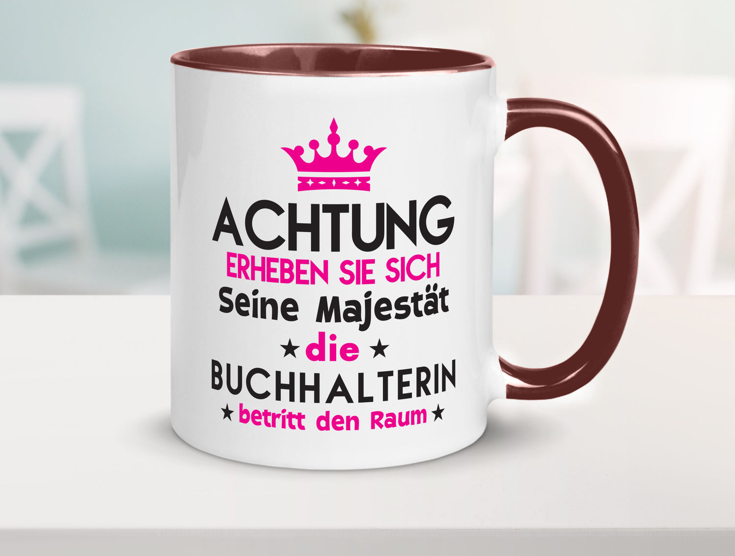Seine Majestät Buchhalterin | Buchhaltung Humor Geschenkidee Tasse