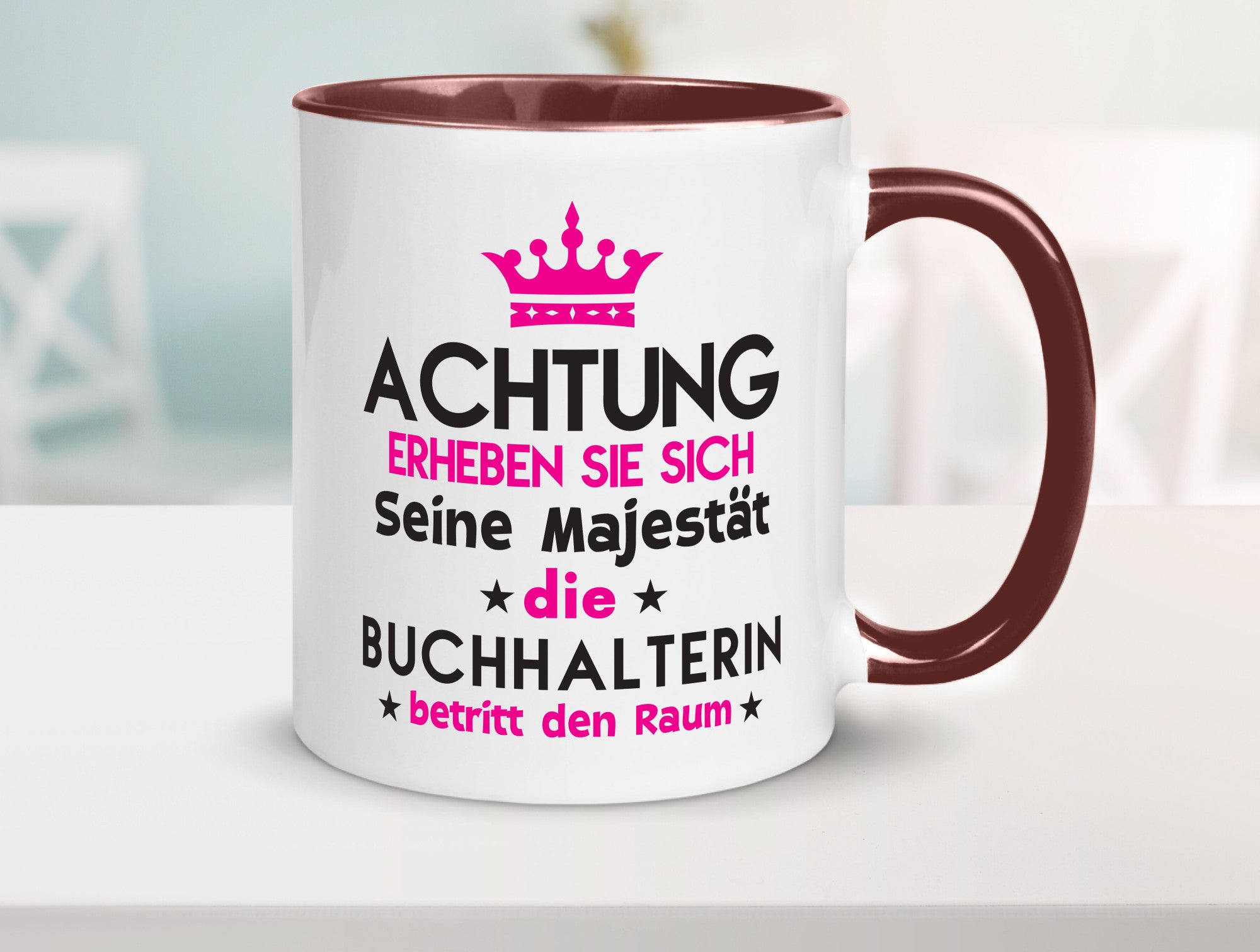 Seine Majestät Buchhalterin | Buchhaltung Humor Geschenkidee Tasse