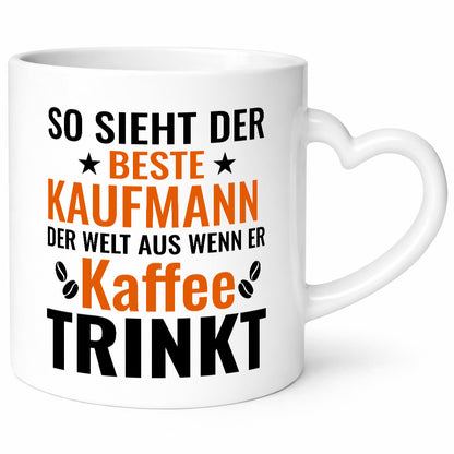 Kaffee trinkt: Kaufmann Kaufmänner Geschenk Humor Geschenkidee lustiger Spruch