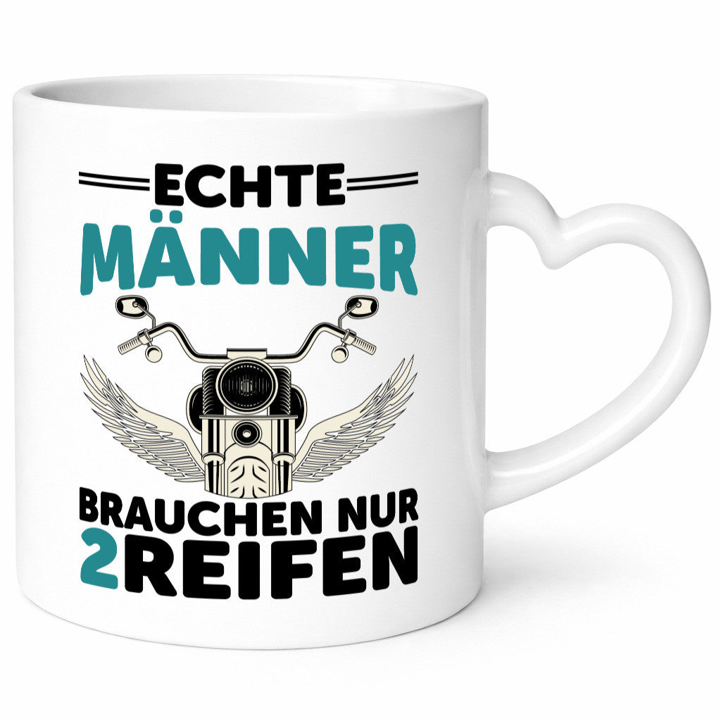 Echte Männer | Motorrad Tasse Motorradfahrer Biker lustiger Spruch Geschenk