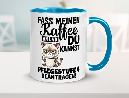Fass meinen Kaffee an | Pflegestufe 4 Krankenschwester v3 Geschenkidee Humor