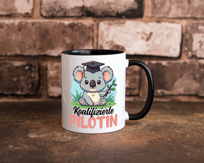 Koalifizierte Pilotin | Definition Piloten lustig Humor Geschenkidee Geschenk
