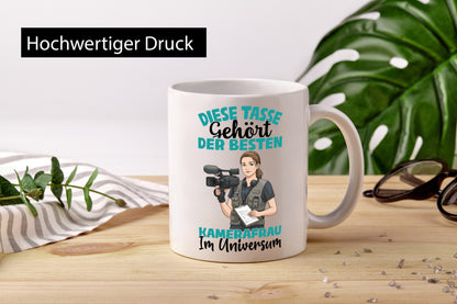 Im Universum: Kamerafrau | Kamera lustiger Spruch Geschenk Humor Geschenkidee