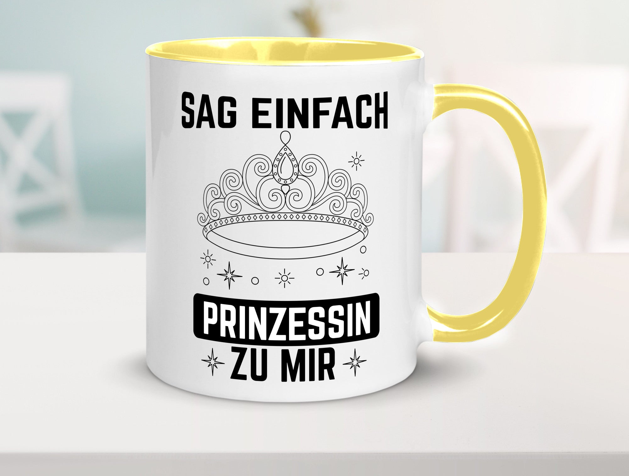 Sag einfach Prinzessin zu mir | Eure Meijestät Geschenkidee Humor Tasse