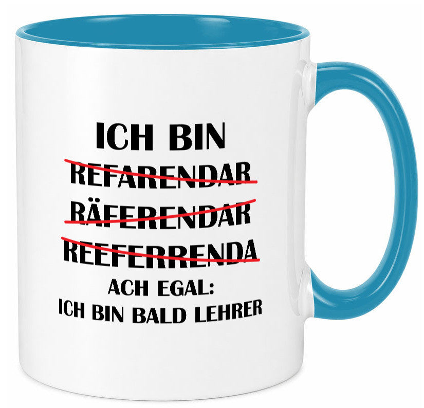 Ich bin bald Lehrer | Rechtschreibfehler lustig Humor Geschenkidee Geschenk