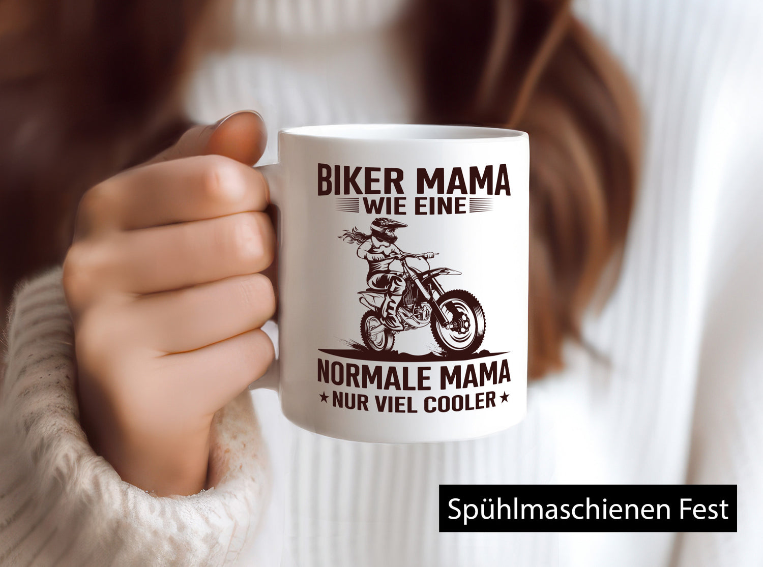 Biker Mama | wie eine Normale nur Cooler Motorad Humor Familie Geschenkidee