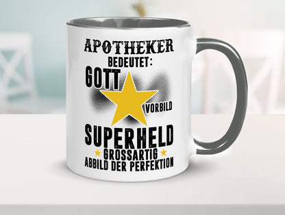 Bedeutung von Apotheker | Apotheke Pharmazie Humor Geschenkidee Tasse