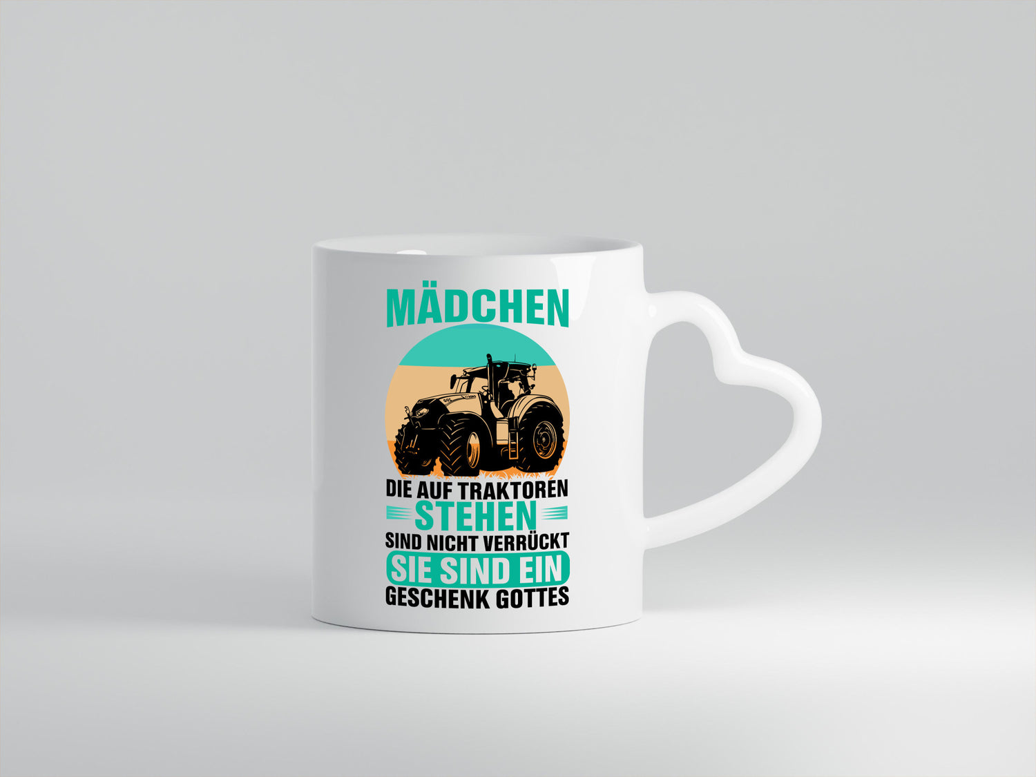 Mädchen die auf Traktoren stehen | Landwirt Bauer lustiger Spruch Geschenk