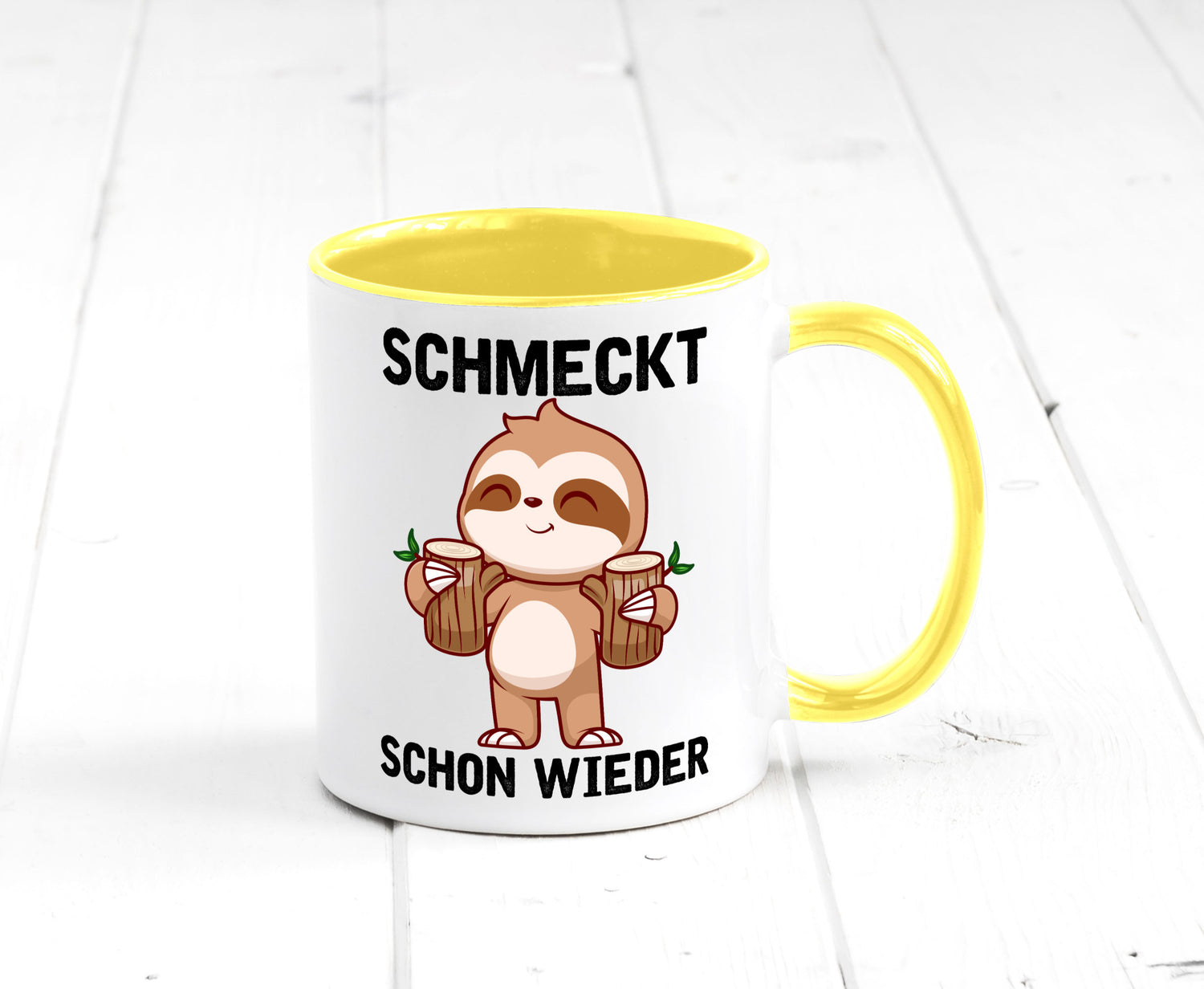 Schmeckt schon wieder | Frankfurt Hessen v2 Geschenkidee Humor Tasse