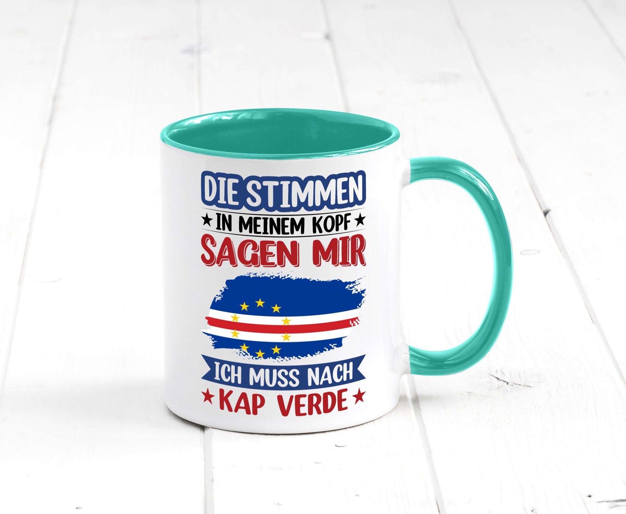 Kap Verde | Urlaub Stimmen in meinem Kopf Traumland lustig Humor Geschenkidee