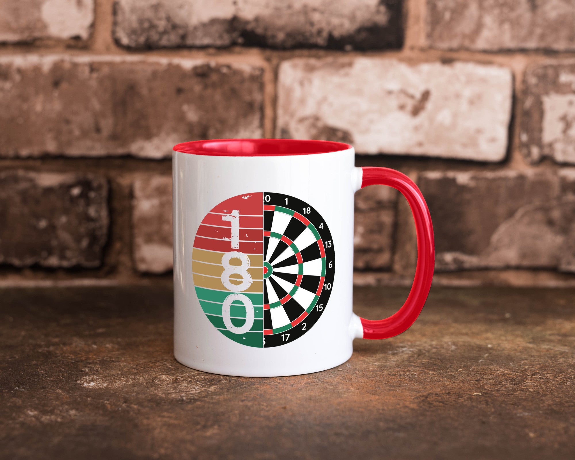 Dartsboard | Retro Dartspieler Kollege Freunde Geschenkidee Arbeit Kollegen