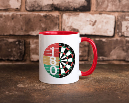 Dartsboard | Retro Dartspieler Kollege Freunde Geschenkidee Arbeit Kollegen