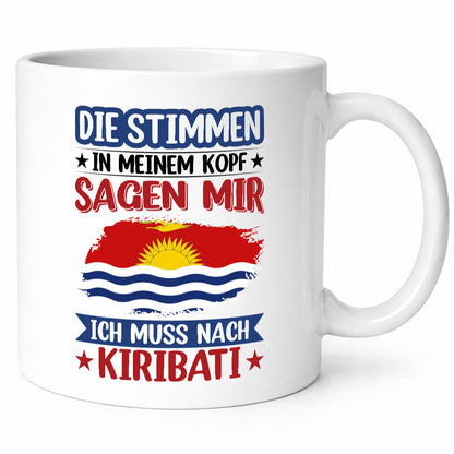 Kiribati | Urlaub Stimmen in meinem Kopf Traumland lustiger Spruch Geschenk