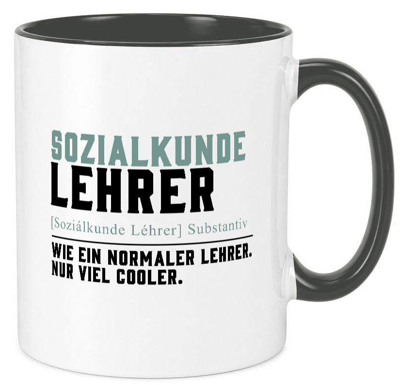 Sozialkundelehrer | Lehrer Unterricht Lieblingslehrer Geschenkidee Humor Tasse
