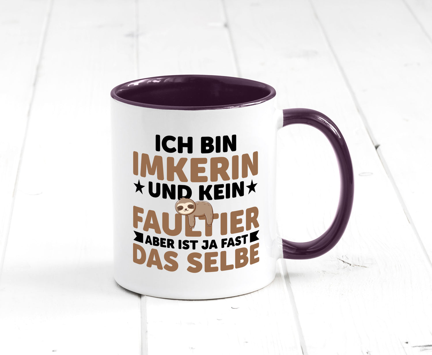 Ich bin kein Faultier: Imkerin | Imkerei v2 lustiger Spruch Geschenk