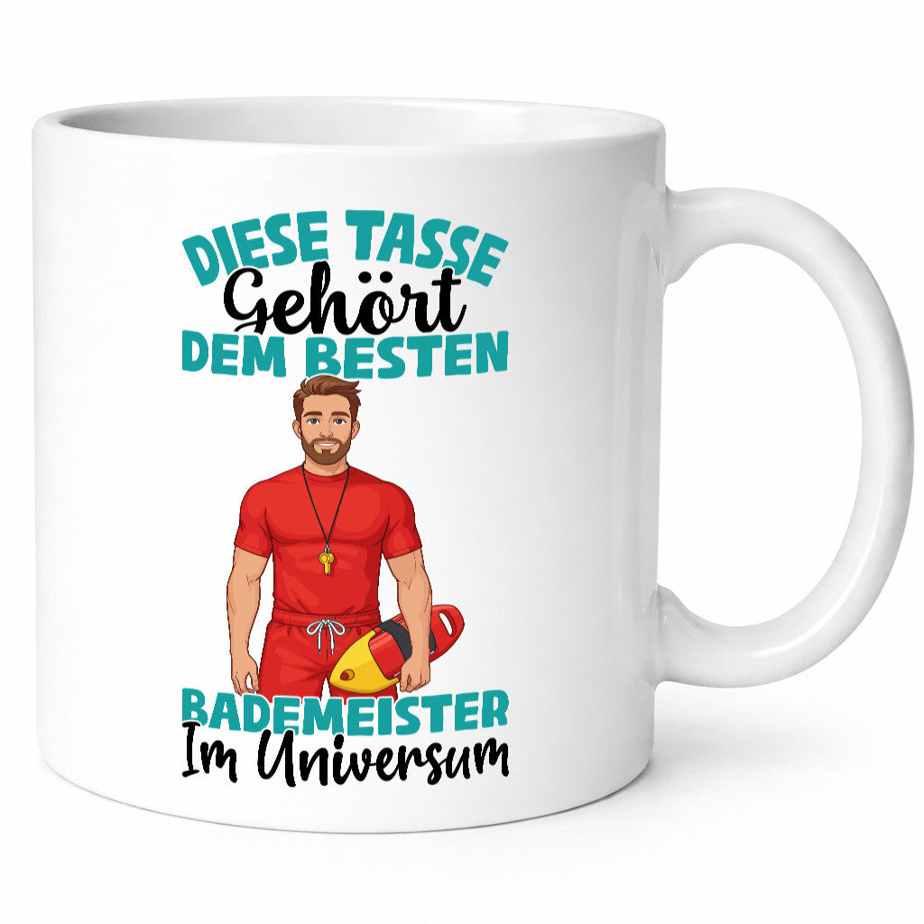 Im Universum: Bademeister | Rettungsschwimmer lustig Humor Geschenkidee