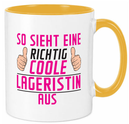 Richtig Coole Lageristin | Beruf Lager Arbeiterin Humor Arbeit Kollegen Büro