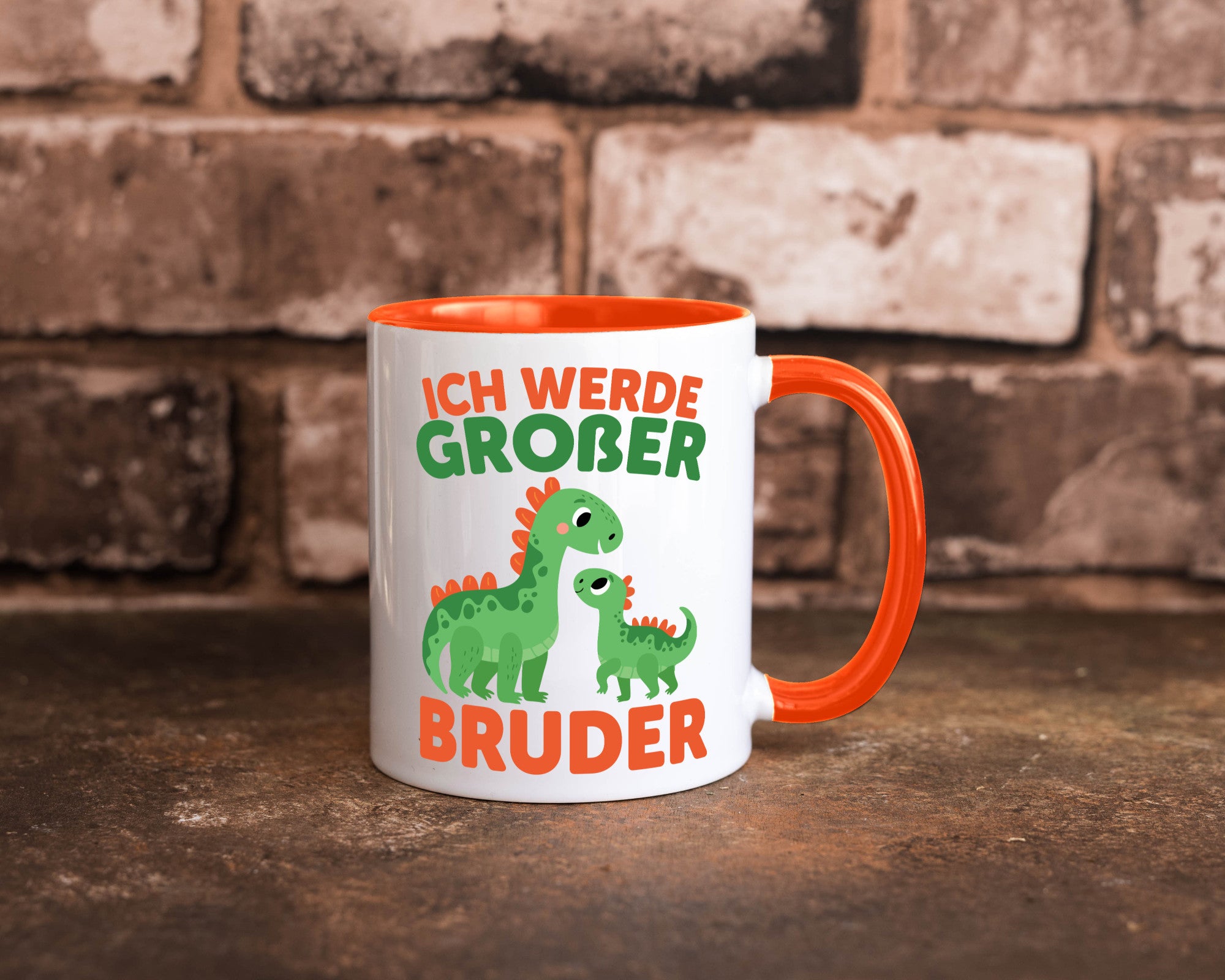 Ich werde Großer Bruder | Dino Brudersaurus lustig Humor Geschenkidee Geschenk
