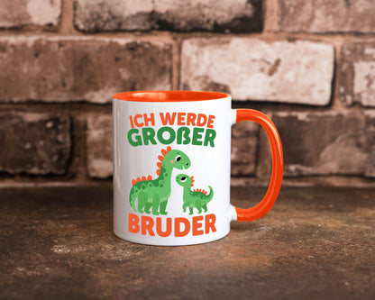 Ich werde Großer Bruder | Dino Brudersaurus lustig Humor Geschenkidee Geschenk