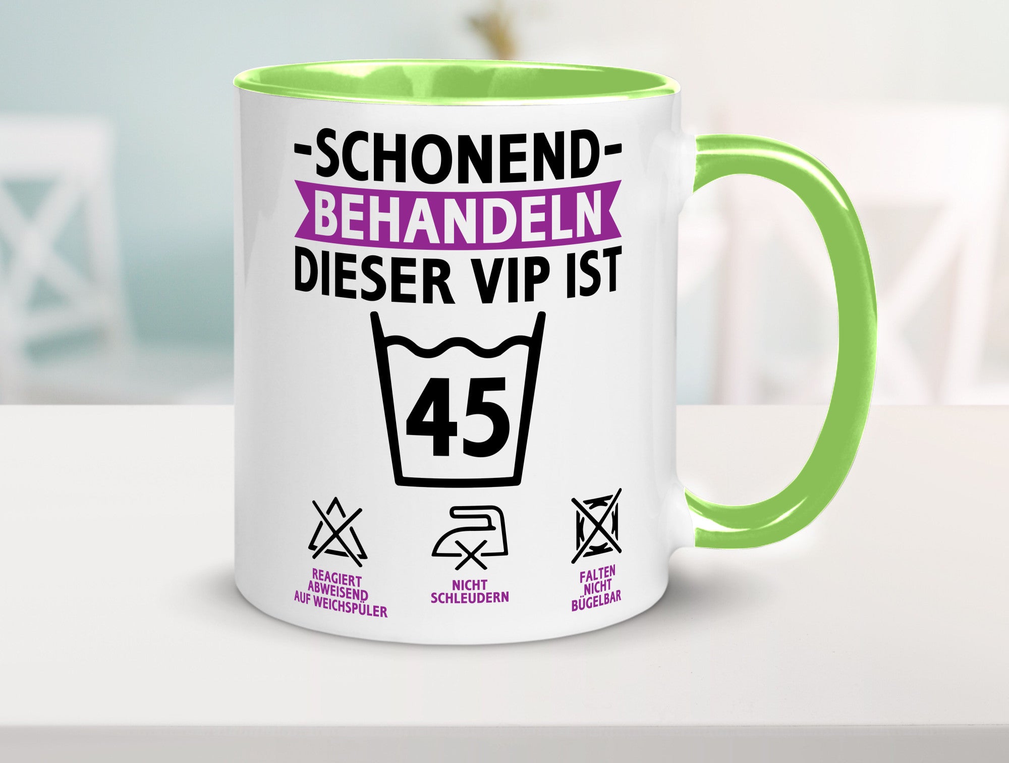 45 Geburtstag | schonend behandeln Jahre v2 Geschenk Geschenkidee lustiger