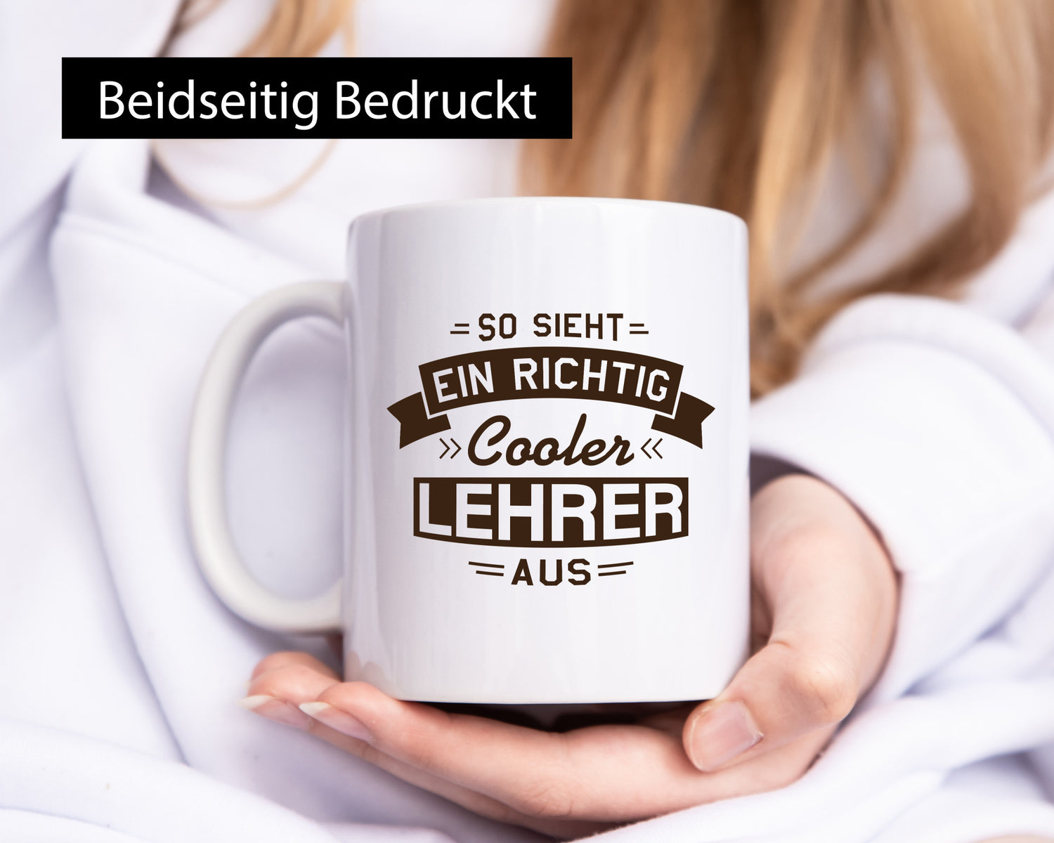 Cooler Lehrer | Pfeile Striche lustig Humor Geschenkidee Geschenk Tasse