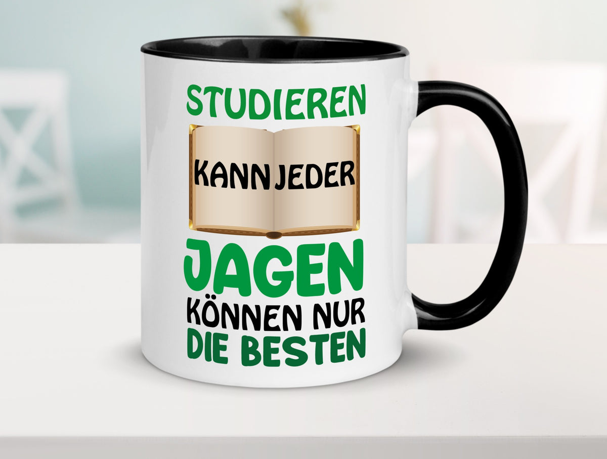 Nur die besten Jäger Humor Geschenkidee Tasse