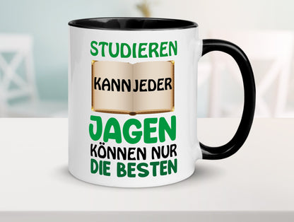 Nur die besten Jäger Humor Geschenkidee Tasse