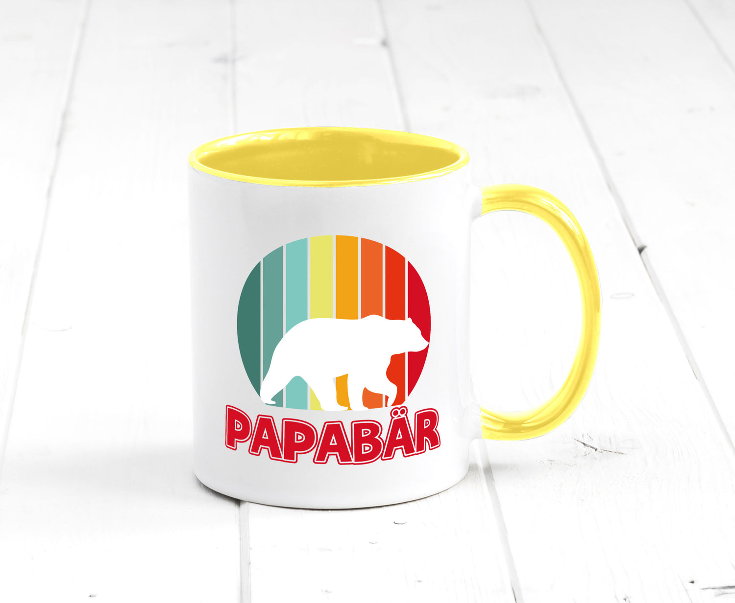 Papabär | Papa Tasse Vater Vatertag Bär lustiger Spruch Geschenk Familie