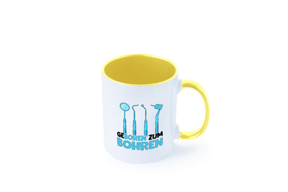 Geboren zum Bohren | Zahnarzthelferin Zahnarzt lustiger Spruch Geschenk Humor