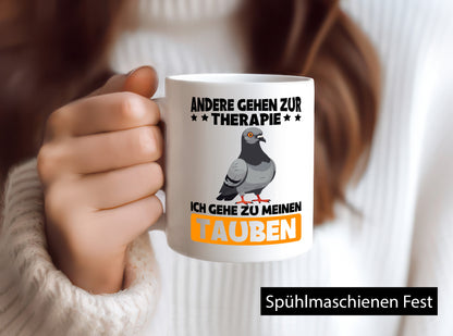 Andere gehen zur Therapie | Tauben Taubenzüchter v2 lustiger Spruch Geschenk