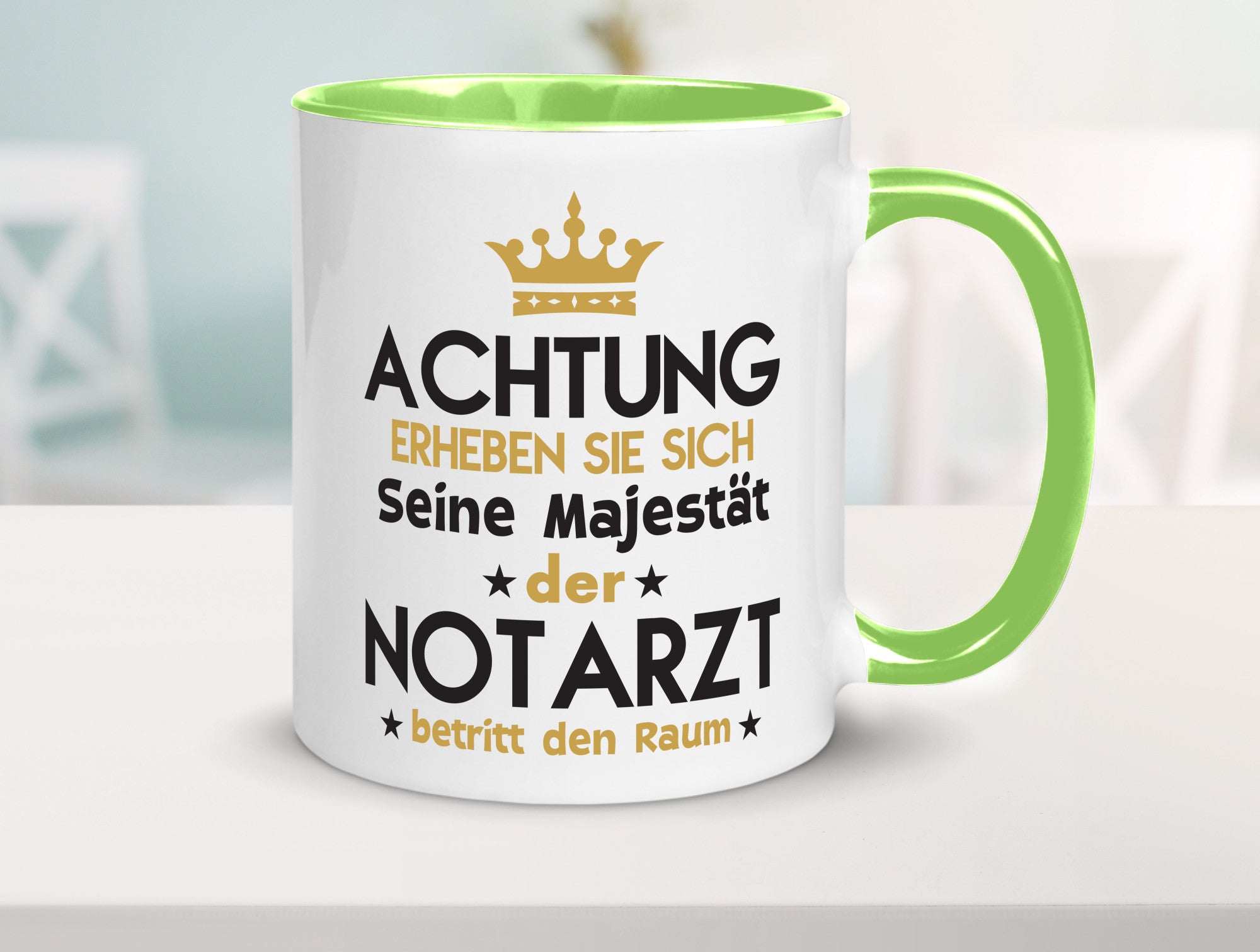Seine Majestät Notarzt | Arzt Geschenkidee Humor Tasse