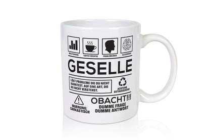 Achtung Probleme Geselle | Handwerker Geschenk Humor Geschenkidee lustiger