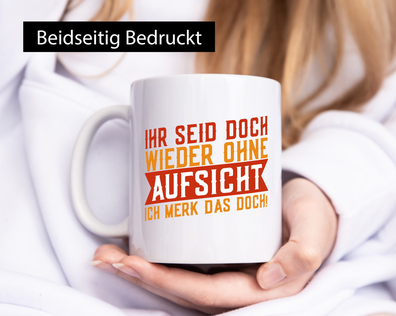 Ihr seid ohne Aufsicht | lustiger Spruch Schule Lehrer v2 Humor Geschenkidee