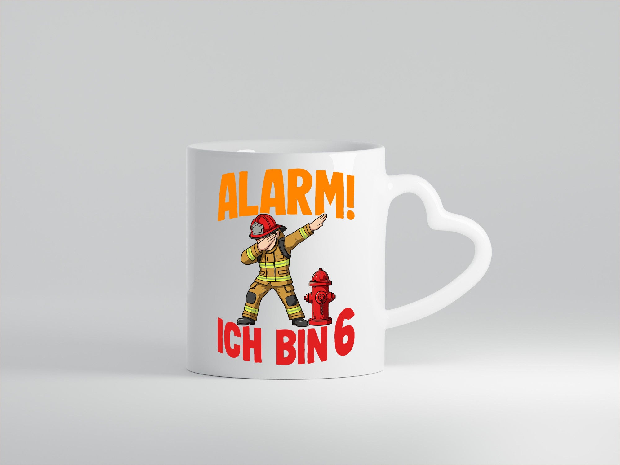6. Geburtstag | 6 Jahre Feuerwehr Junge lustiger Spruch Geschenk Geschenkidee