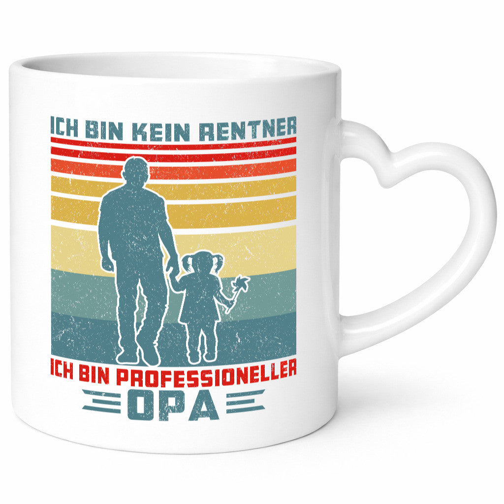 Kein Rentner bin Profesioneller Opa | Groß vater lustig Familie Geschenkidee