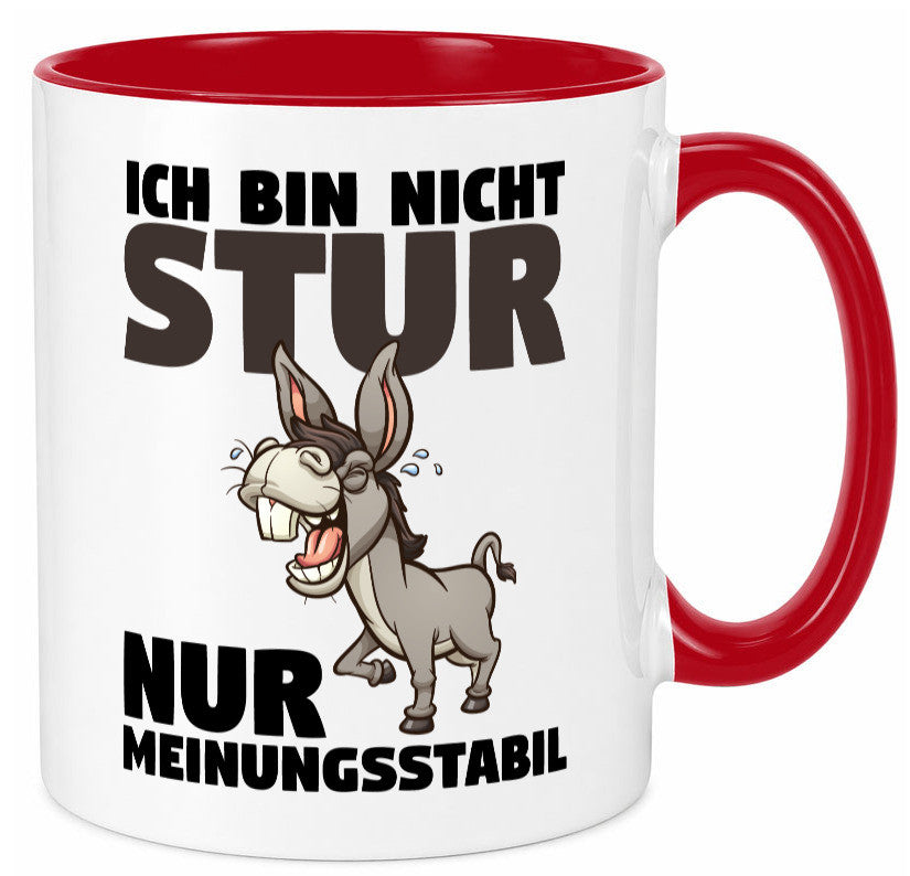 Sturer Esel | Sturkopf Tasse Dickkopf Spruch Humor lustiger Geschenk