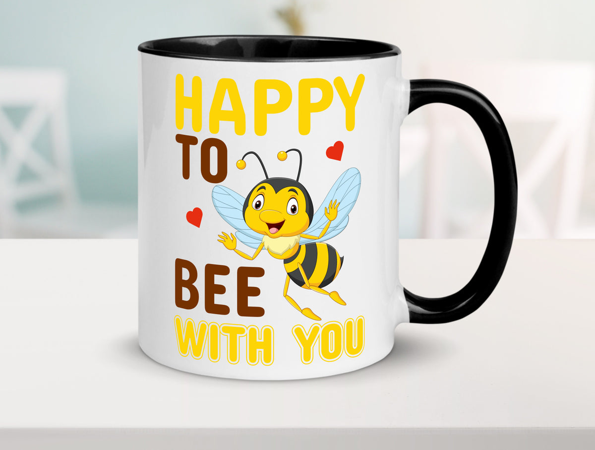 Happy Bee | Beziehung Tasse Freundschaft Bienen Humor Geschenkidee