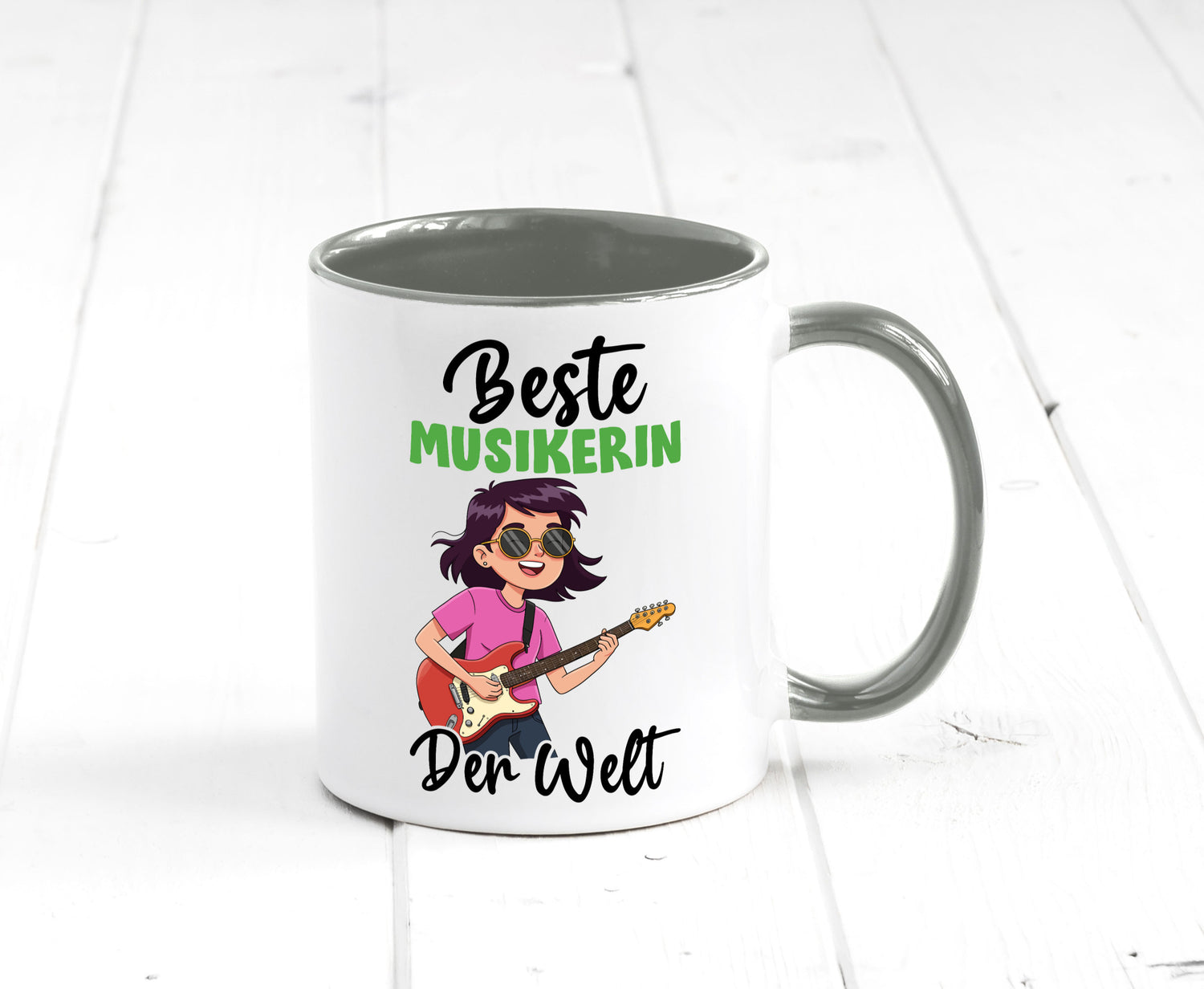 Beste Musikerin | Musik Musikantin v2 Geschenkidee Humor Tasse