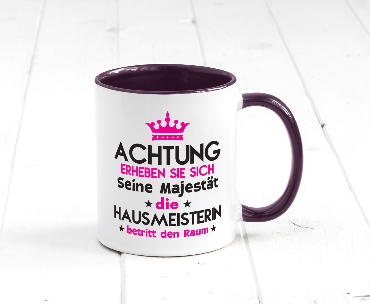 Seine Majestät Hausmeisterin | Hauswart Humor Geschenkidee Tasse