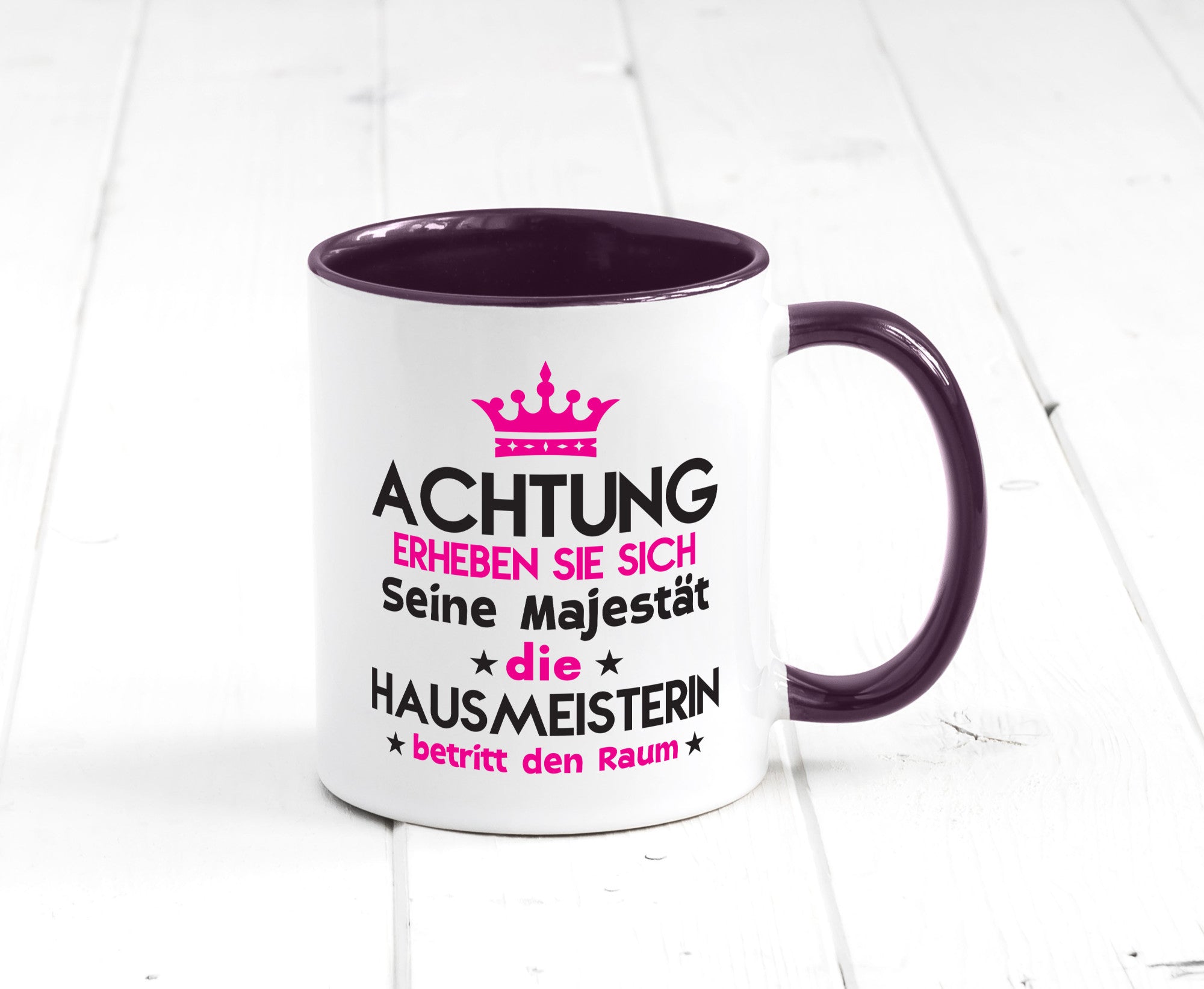 Seine Majestät Hausmeisterin | Hauswart Humor Geschenkidee Tasse