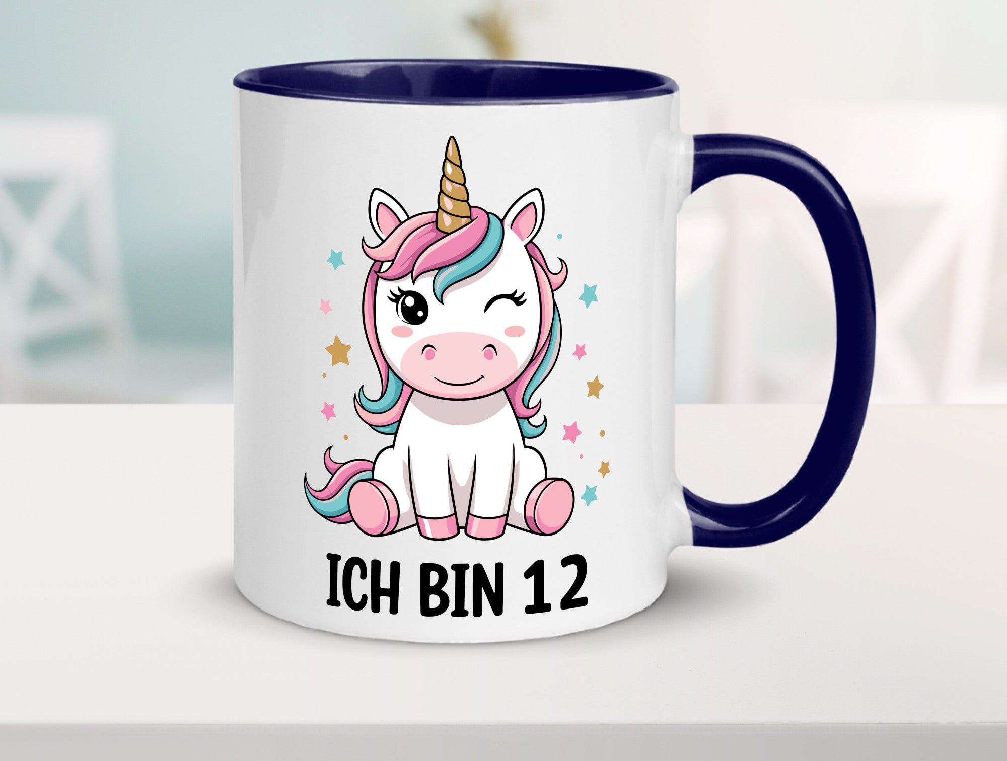 12. Geburtstag | 12 Jahre Einhorn Mädchen lustig Geschenkidee Geschenk Tasse