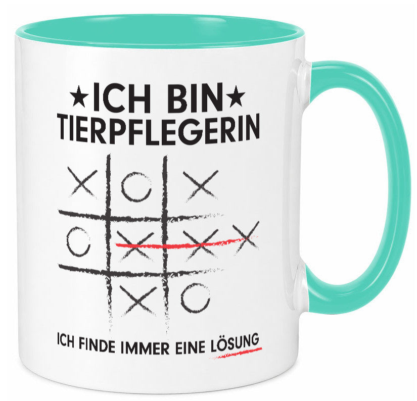 Löse Probleme: Tierpflegerin | Pflegeberuf Tierheim v3 Humor Arbeit Kollegen