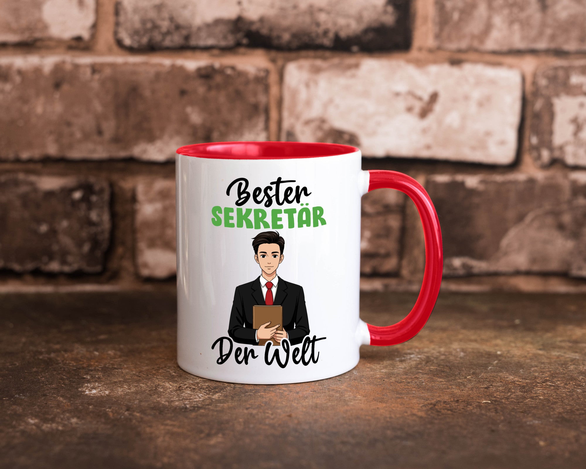 Bester Sekretär | Büro v2 lustiger Spruch Geschenk Arbeit Kollegen Tasse