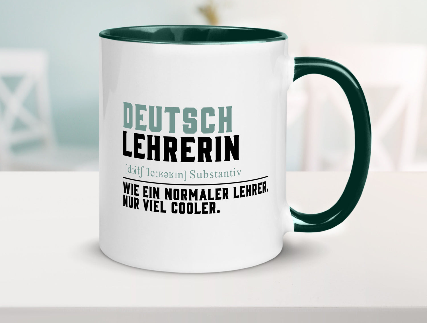Deutschlehrerin | Lehrerin Unterricht Lieblinglehrerin Geschenkidee Humor Tasse