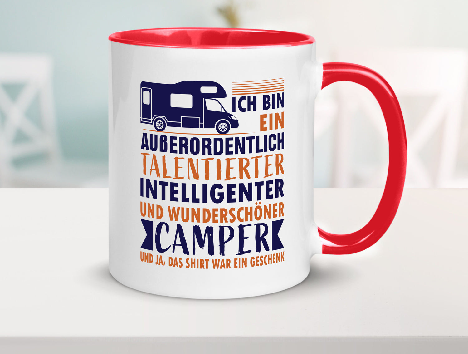 Talentierter | Intelligenter Wunderschöner Camper lustiger Spruch Geschenk